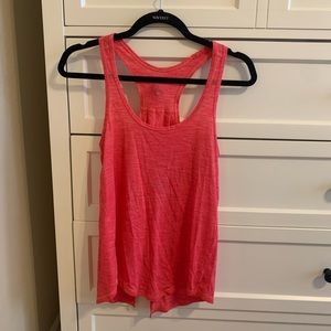 LULULEMON razorback workout top, hot pink